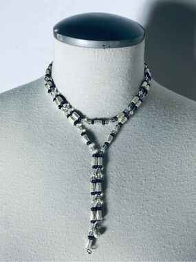 Vintage Magnetic Convertible Wrap Necklace Multi Wear Beaded Bracelet Choker
